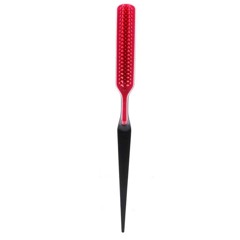 KTX-864019 Fluffy Shaped Styling Comb - ABS Material, 20cm, Available in Yellow, Blue, Red, White, Green