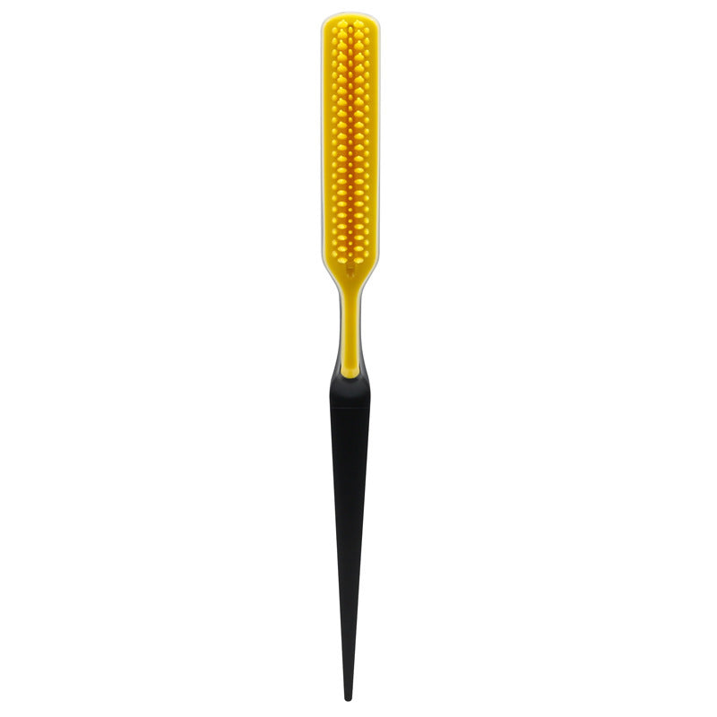 KTX-864019 Fluffy Shaped Styling Comb - ABS Material, 20cm, Available in Yellow, Blue, Red, White, Green