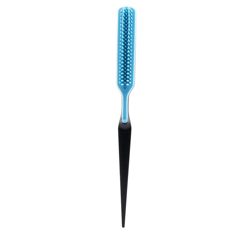 KTX-864019 Fluffy Shaped Styling Comb - ABS Material, 20cm, Available in Yellow, Blue, Red, White, Green