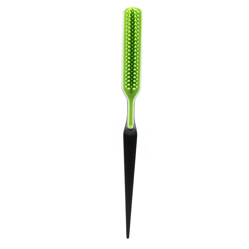 KTX-864019 Fluffy Shaped Styling Comb - ABS Material, 20cm, Available in Yellow, Blue, Red, White, Green