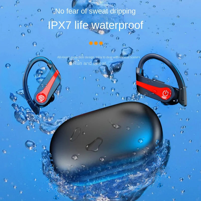 KTX-640659 Cross-Border Q63 TWS In-Ear Wireless Headset with Noise Reduction and LED Light for Sports and Business