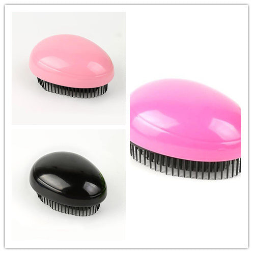 KTX-304339 Smooth Black ABS Massage Comb for Easy Hair Styling