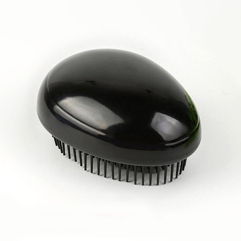 KTX-304339 Smooth Black ABS Massage Comb for Easy Hair Styling