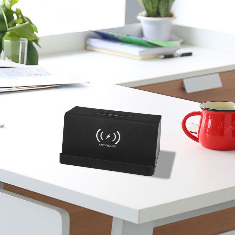 KTX-333715 Wireless Charging Bluetooth Speaker with 4000mAh Battery and Dual 3W Speakers