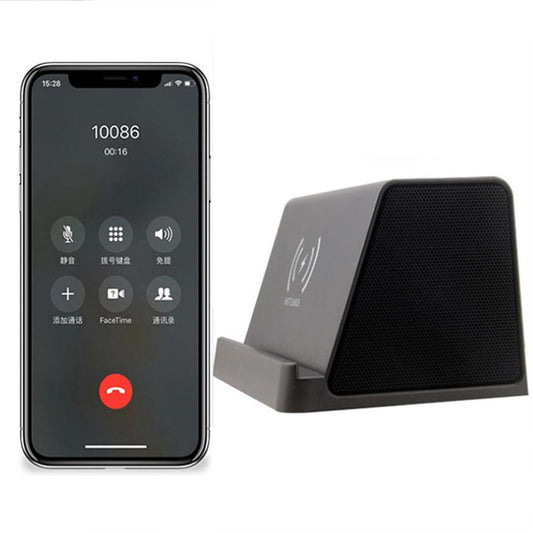 KTX-333715 Wireless Charging Bluetooth Speaker with 4000mAh Battery and Dual 3W Speakers