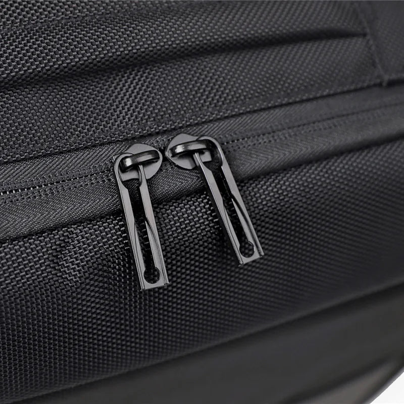 KTX-224787 Lightweight Double-Headed Zipper Laptop Backpack with USB Charging Capability