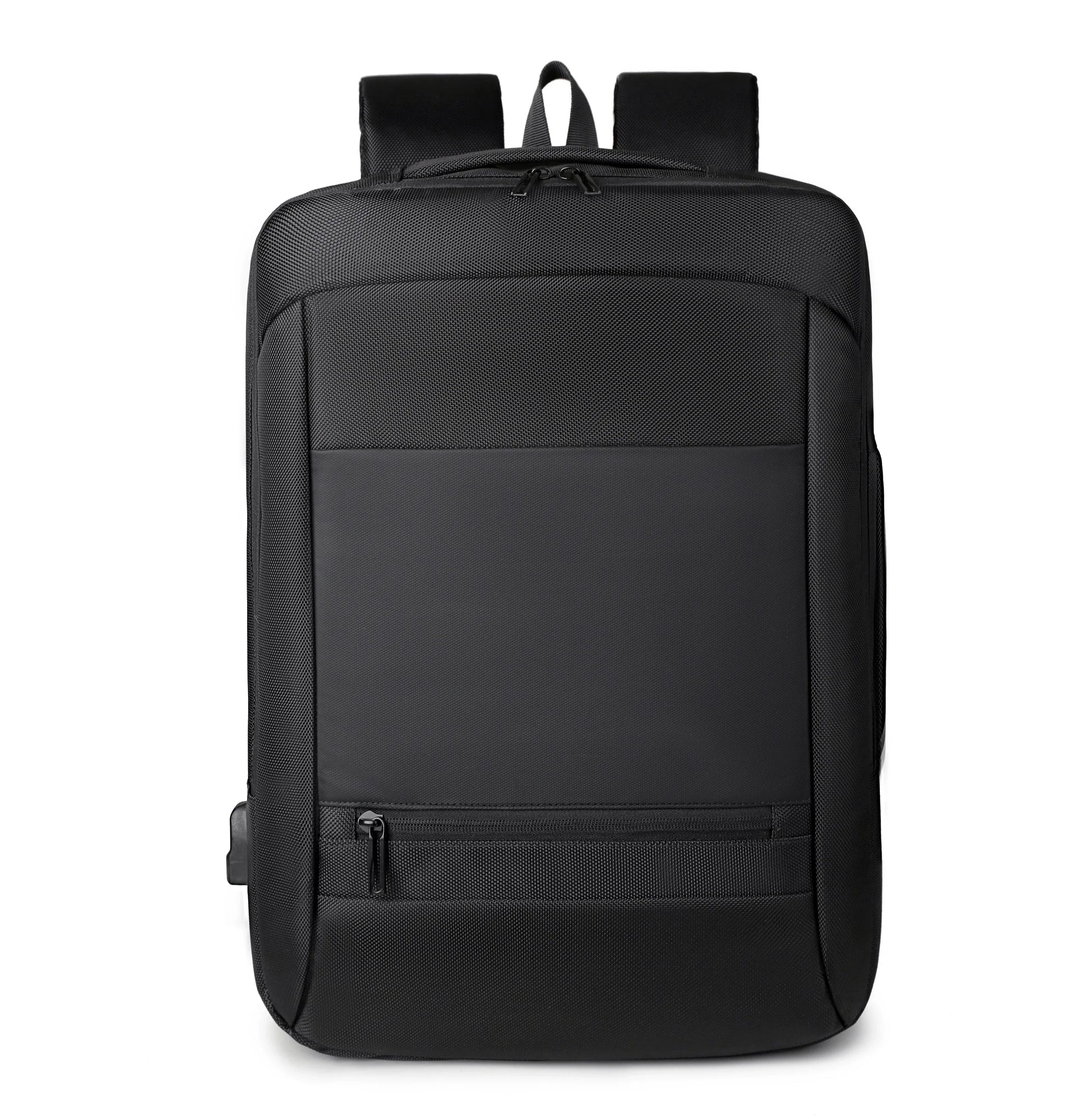 KTX-224787 Lightweight Double-Headed Zipper Laptop Backpack with USB Charging Capability