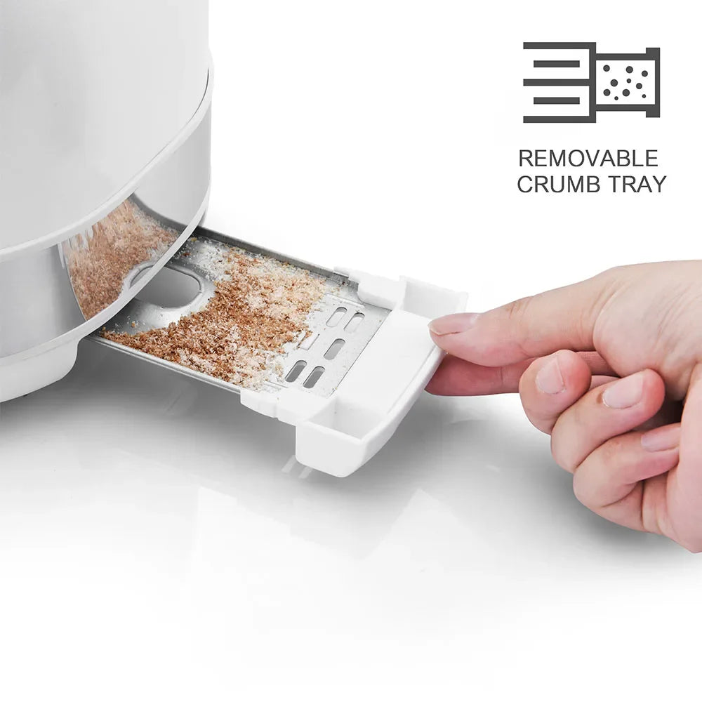 KTX-798483 LED Display Time Smart Toaster for 2 Slices – Commercial Pop-up Toaster