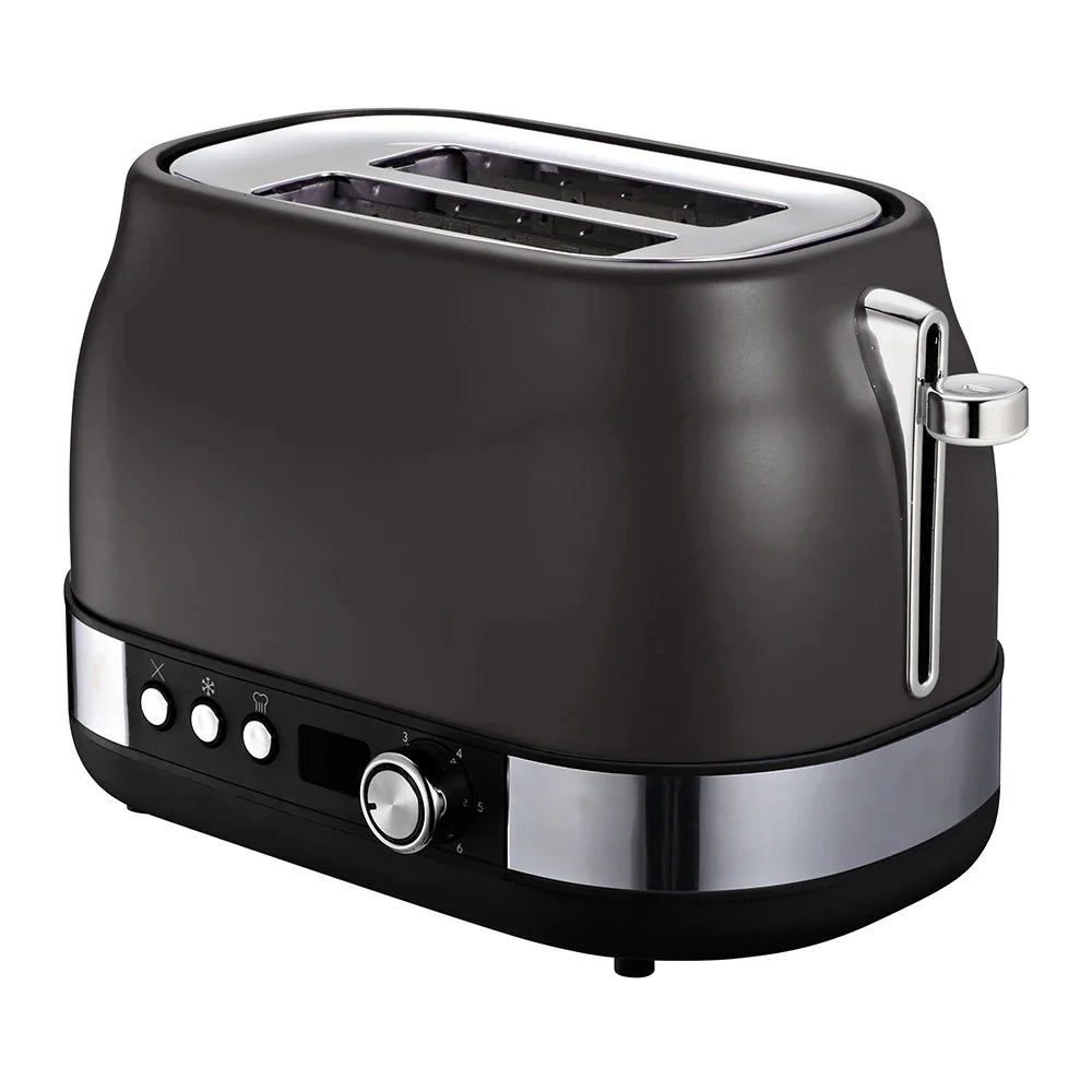 KTX-798483 LED Display Time Smart Toaster for 2 Slices – Commercial Pop-up Toaster