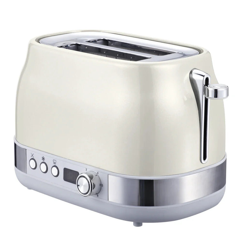 KTX-798483 LED Display Time Smart Toaster for 2 Slices – Commercial Pop-up Toaster