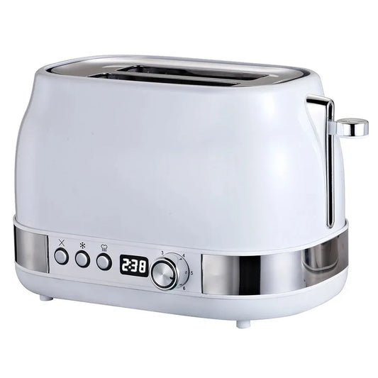 KTX-798483 LED Display Time Smart Toaster for 2 Slices – Commercial Pop-up Toaster