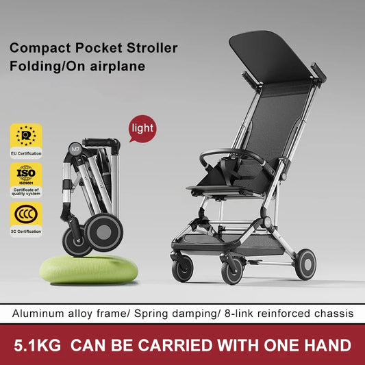 KTX-188691 Lightweight Travel System Baby Stroller and Pram for Air Travel