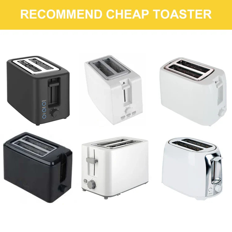 KTX-239123 Slim Black 2-Slice Toaster with Long Slot - 900W Space-Saving Design