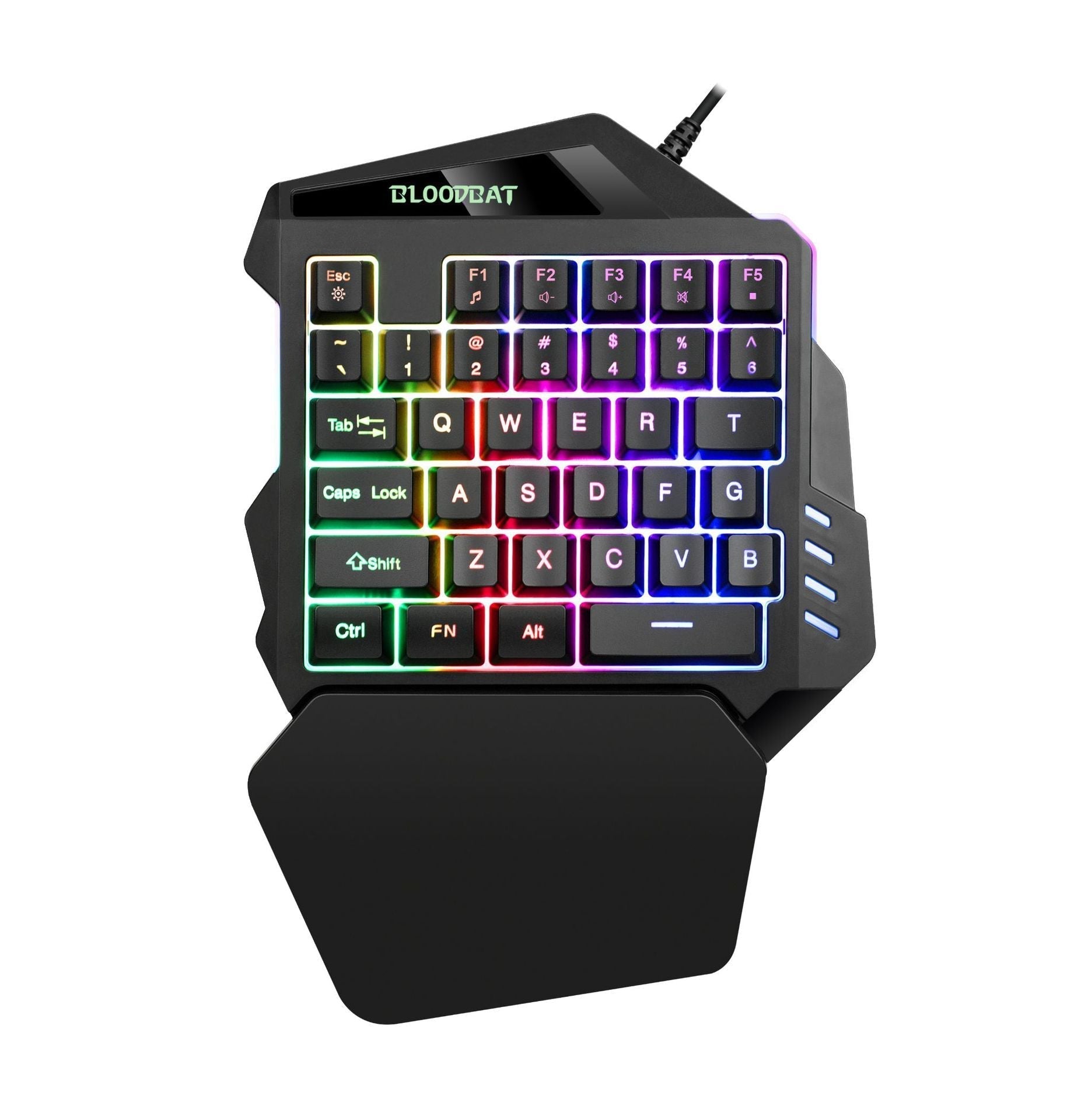 KTX-316755 Compact Gaming Keyboard with 35 Keys and USB Connection for Mobile Gaming