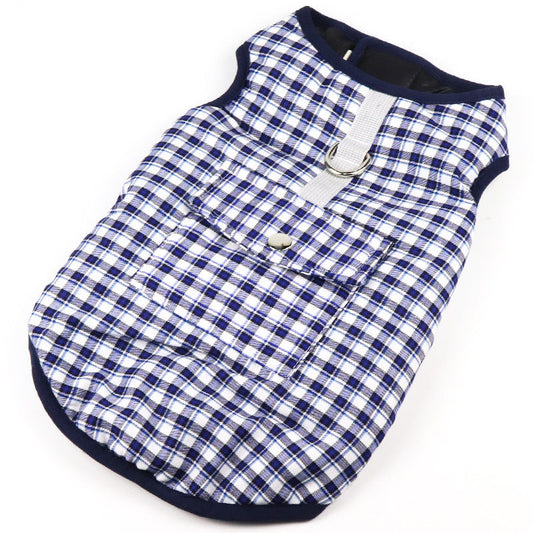 JMT-401994 Padded Cotton Vest for Medium and Large Dogs ¨C Casual Apparel with Adjustable Fit