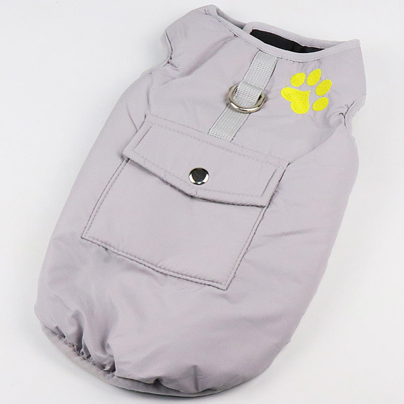 JMT-401994 Padded Cotton Vest for Medium and Large Dogs ¨C Casual Apparel with Adjustable Fit