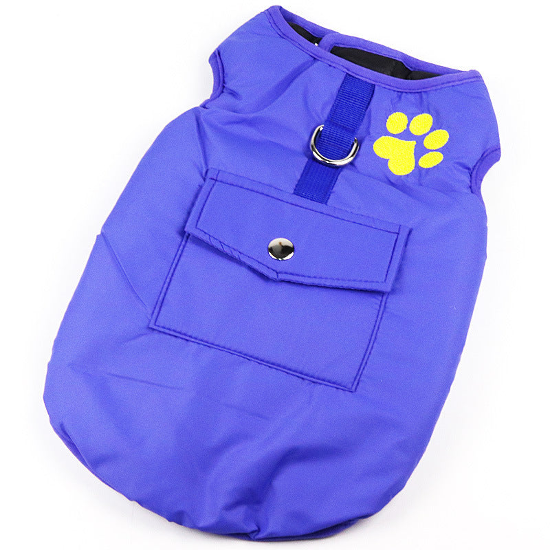 JMT-401994 Padded Cotton Vest for Medium and Large Dogs ¨C Casual Apparel with Adjustable Fit