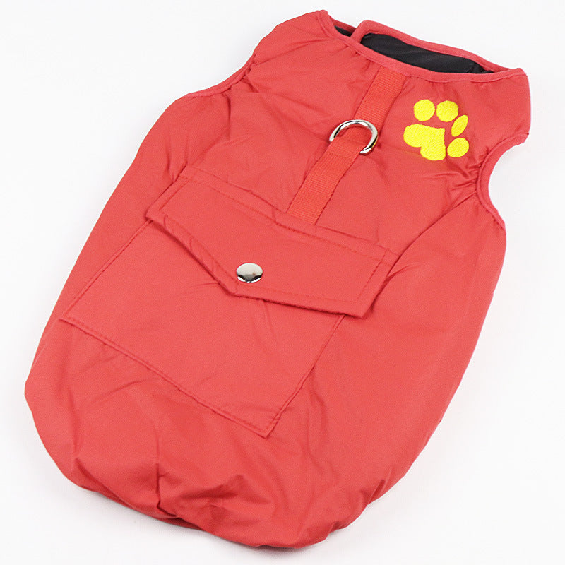 JMT-401994 Padded Cotton Vest for Medium and Large Dogs ¨C Casual Apparel with Adjustable Fit