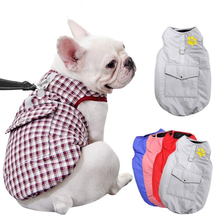 JMT-401994 Padded Cotton Vest for Medium and Large Dogs ¨C Casual Apparel with Adjustable Fit