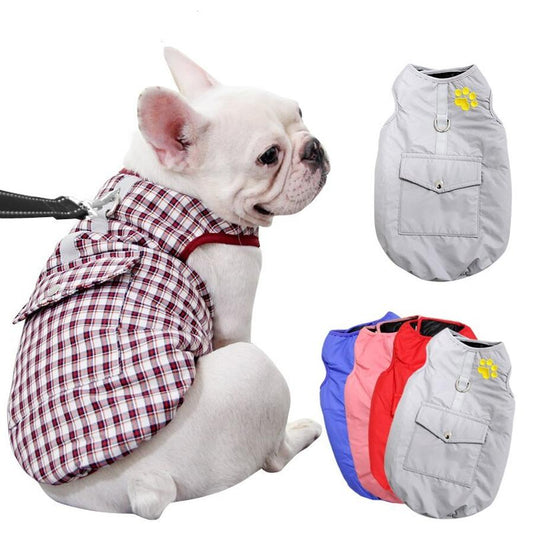 JMT-401994 Padded Cotton Vest for Medium and Large Dogs ¨C Casual Apparel with Adjustable Fit