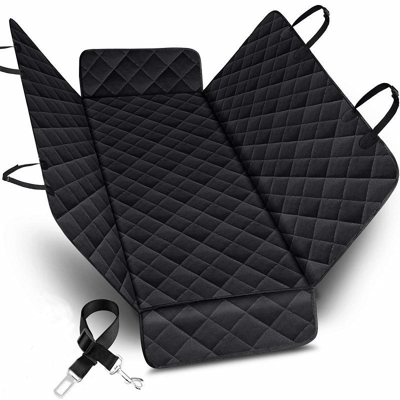 JMT-402826 Car Pet Cushion for Rear Seats - Black, 137x147cm Oxford Cloth with Waterproof Coating