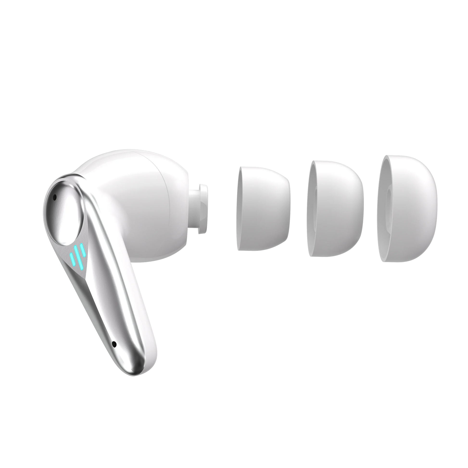 KTX-412435 YX37 TWS Bluetooth Earphones with ENC and ANC, In-Ear Gaming Earphones with No Latency Delay and LED Battery Indicator