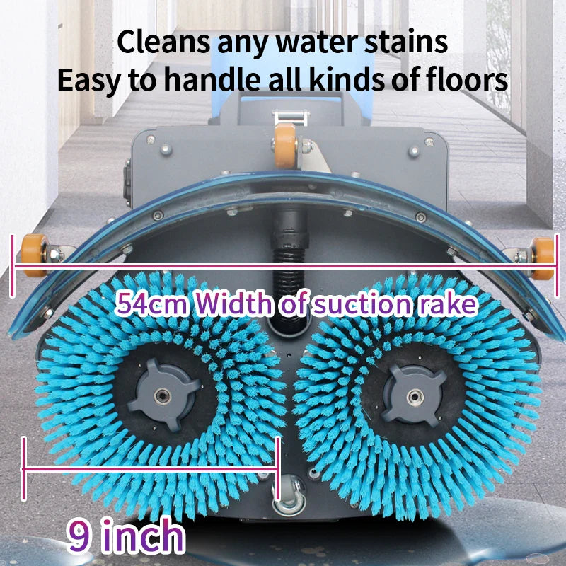 KTX-272723 Lithium Battery Floor Sweeper Mini Upright Tile Cleaning Machine