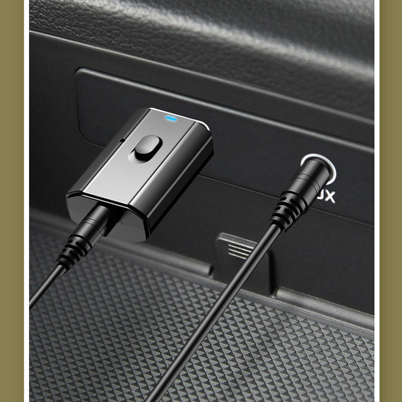 KTX-047059 Bluetooth 5.0 Audio Adapter – 2-in-1 Receive and Transmit for Computer, TV, Projector, and Audio Devices
