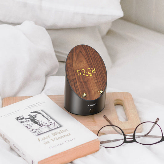 KTX-463635 Portable Bluetooth Speaker with Wireless Alarm Clock and Charging Function, 1000mAh Battery, USB Interface, Aluminum Alloy Design, 6-10 Hours Playtime