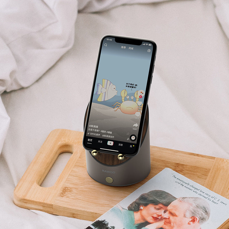 KTX-463635 Portable Bluetooth Speaker with Wireless Alarm Clock and Charging Function, 1000mAh Battery, USB Interface, Aluminum Alloy Design, 6-10 Hours Playtime
