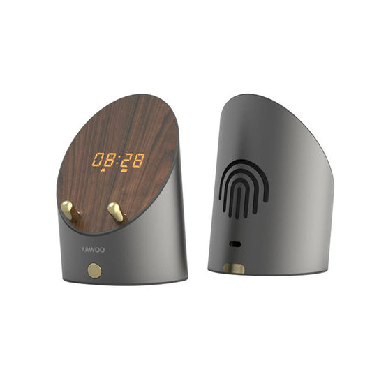 KTX-463635 Portable Bluetooth Speaker with Wireless Alarm Clock and Charging Function, 1000mAh Battery, USB Interface, Aluminum Alloy Design, 6-10 Hours Playtime