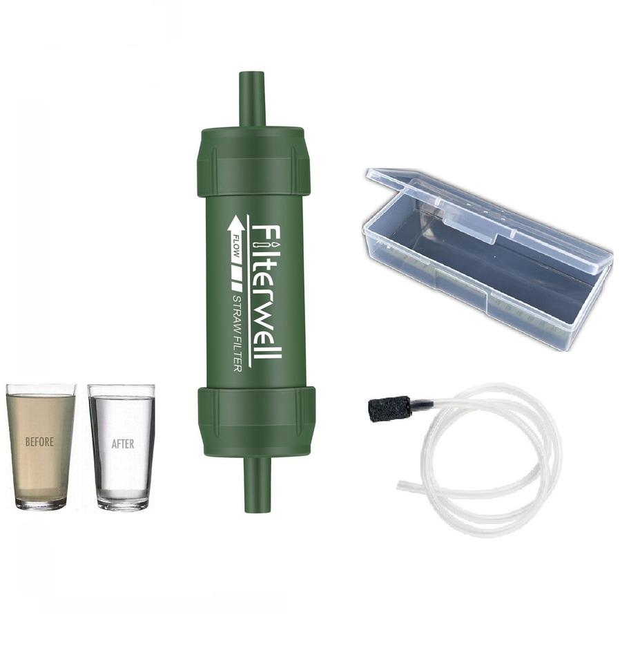 KTX-611219 Portable Water Purification Straw for Camping and Outdoor Activities