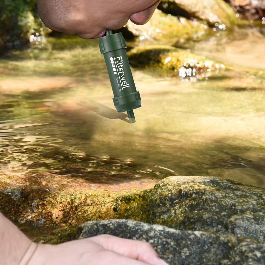 KTX-611219 Portable Water Purification Straw for Camping and Outdoor Activities