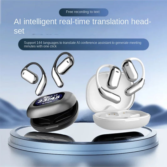 KTX-099411 Open-Ear Wireless Bluetooth Headset with ANC Noise Cancellation and Touch Control Screen