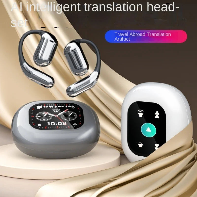 KTX-099411 Open-Ear Wireless Bluetooth Headset with ANC Noise Cancellation and Touch Control Screen