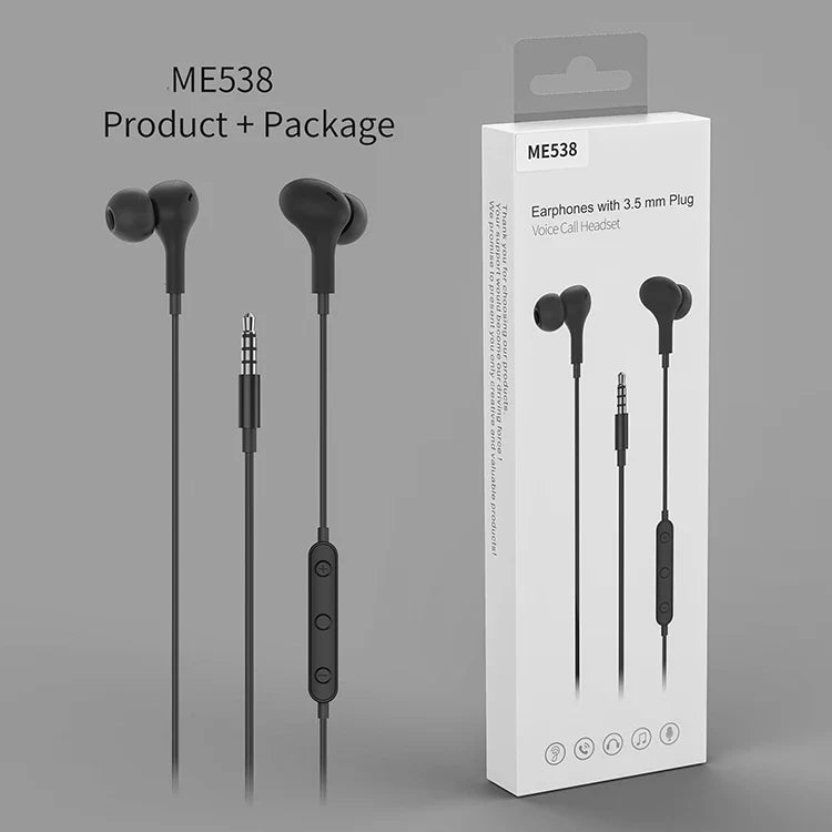 KTX-114963 Wired 3.5mm Earphones with Microphone for iPhone and Gaming Headset