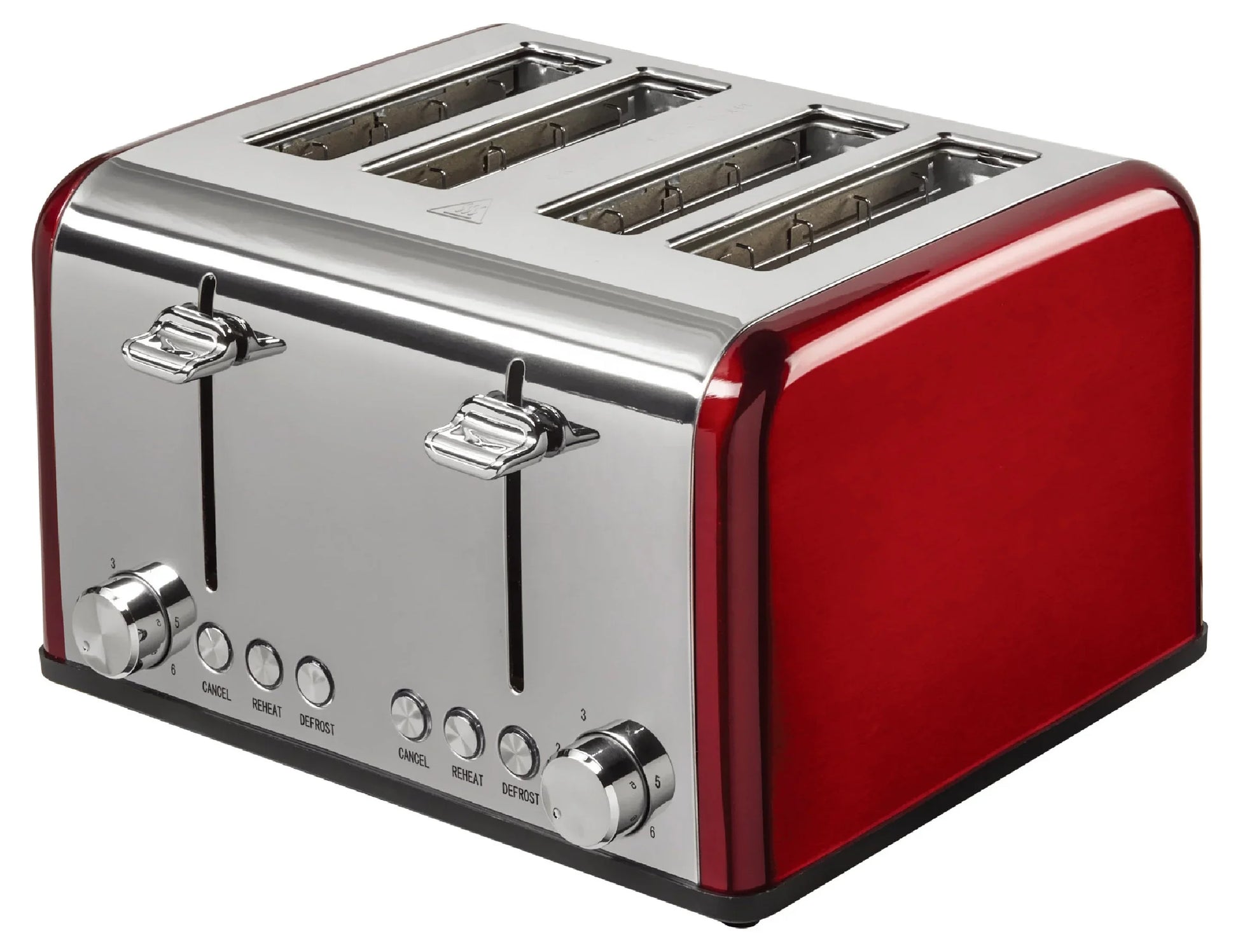 KTX-668563 4-Slice Automatic Pop-Up Toaster with Custom Pattern Design for Kitchen Use