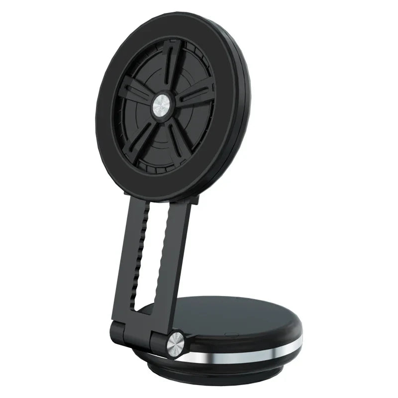 KTX-655059 Magnetic Wireless Charger and Foldable Suction Cup Phone Holder for Car Dashboard