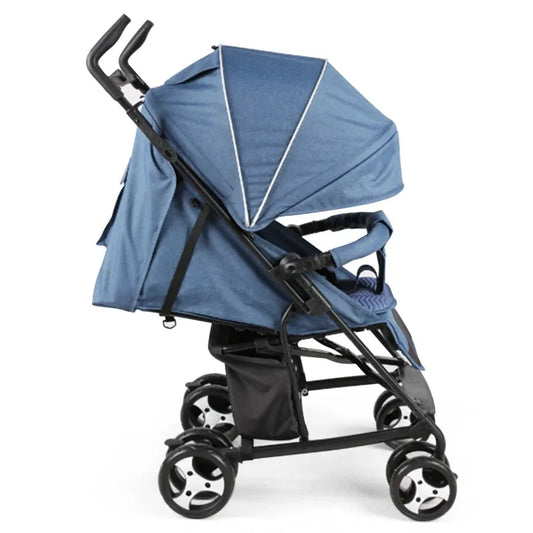 KTX-533331 Lightweight Multi-Position Recline Newborn Stroller with Canopy, Compact and Foldable Baby Pram