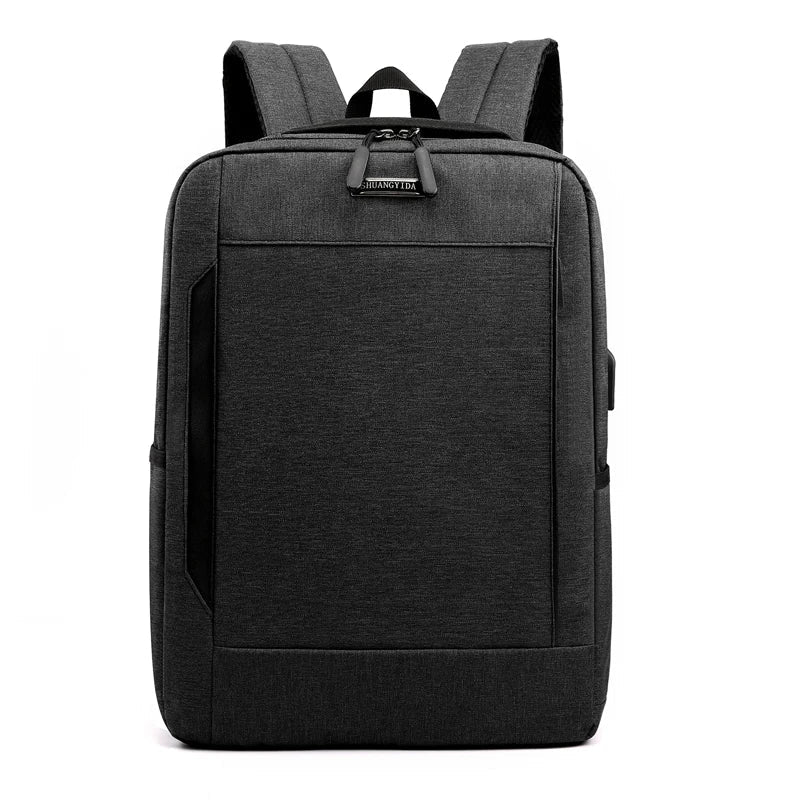 KTX-175059 Stylish Waterproof Business Laptop Backpack with USB Charging Port and Custom Logo Options