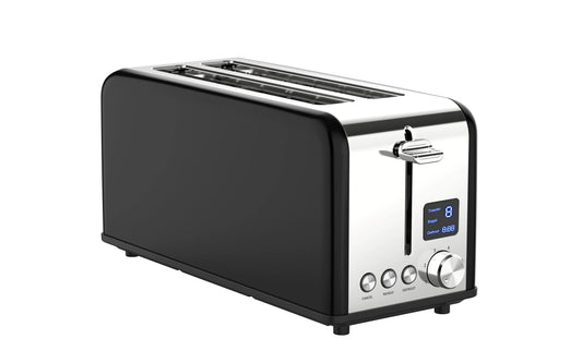 KTX-567955 Digital Toaster with LED Timer Display for Perfectly Toasted Long Slices