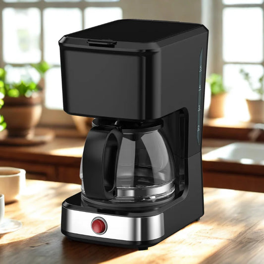 KTX-115795 5-Cup Drip Coffee Maker with Clear Water Level and Non-Stick Warming Plate