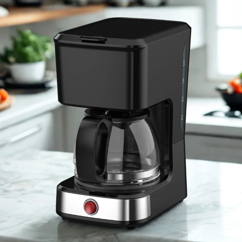 KTX-115795 5-Cup Drip Coffee Maker with Clear Water Level and Non-Stick Warming Plate