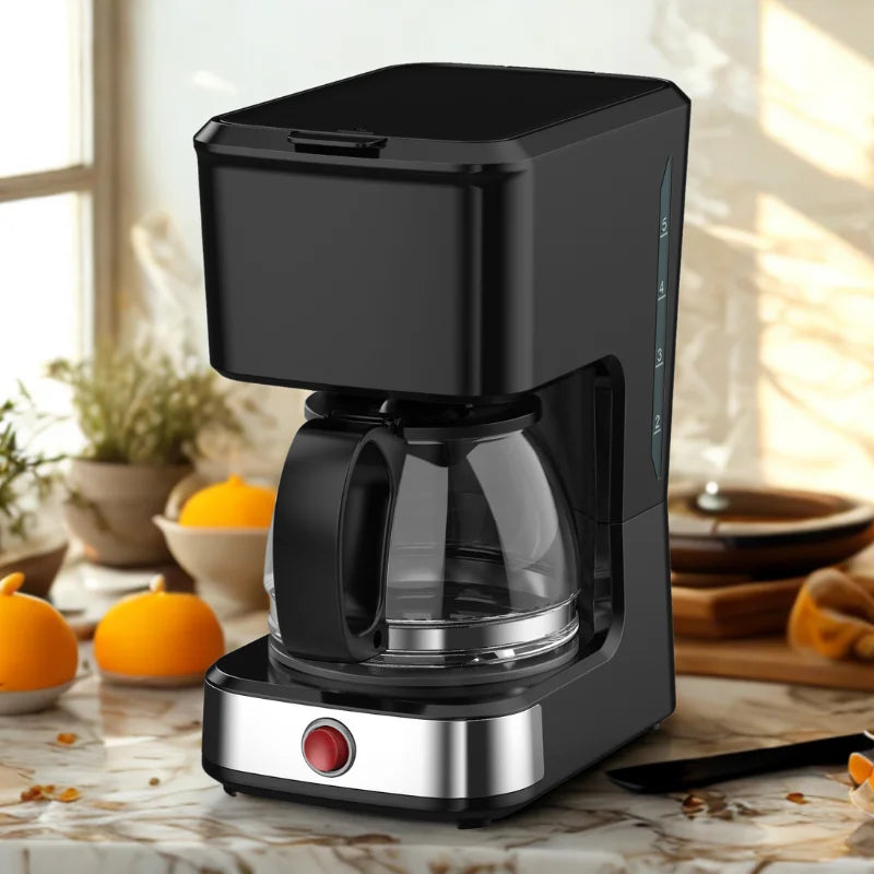 KTX-115795 5-Cup Drip Coffee Maker with Clear Water Level and Non-Stick Warming Plate