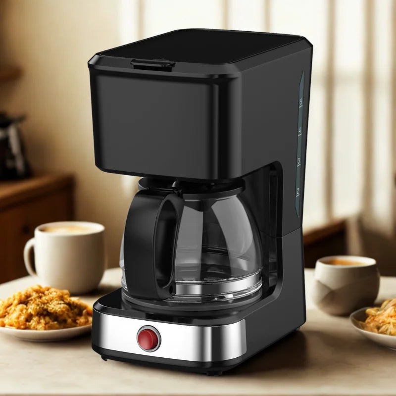 KTX-115795 5-Cup Drip Coffee Maker with Clear Water Level and Non-Stick Warming Plate