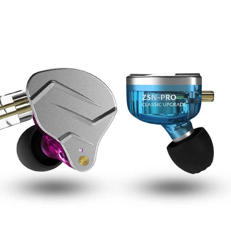 KTX-890771 Metalllic Subwoofer In-Ear Headphones with Ear-Wrap Design and 3.5 mm Plug