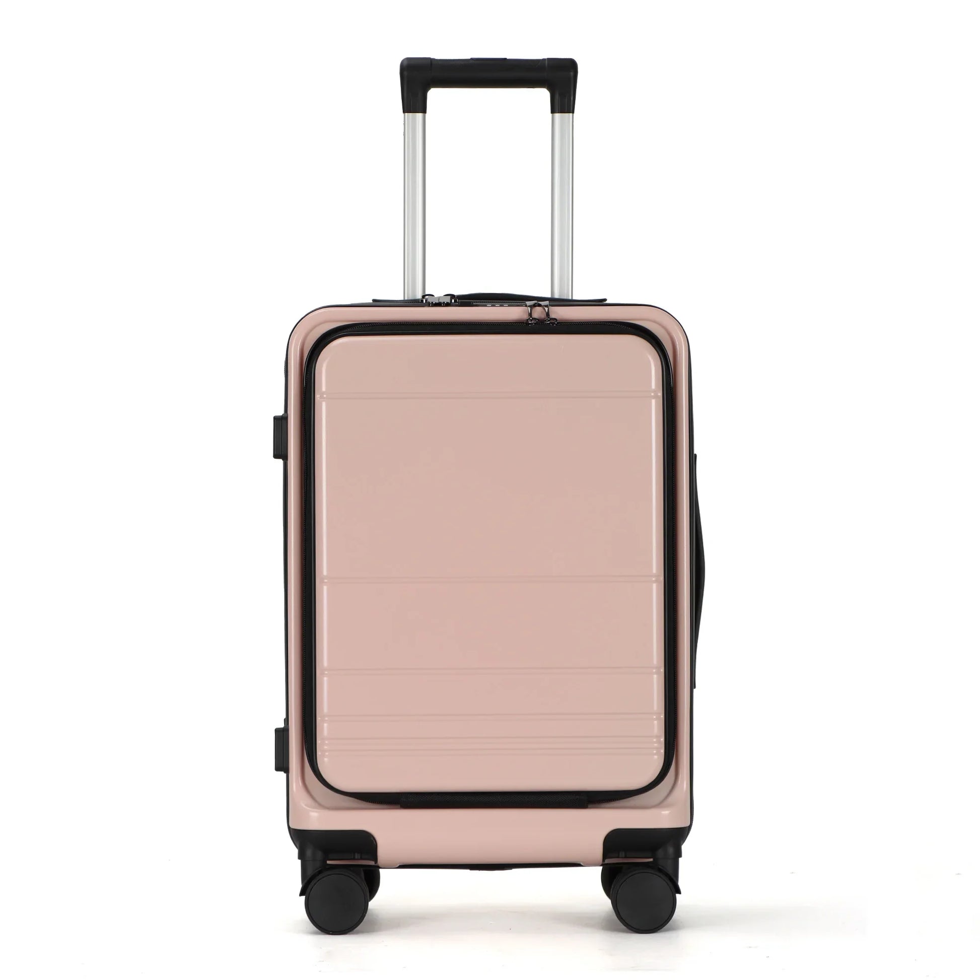 KTX-879315 Stylish Carry-On Trolley Suitcase with Laptop Compartment for Travel