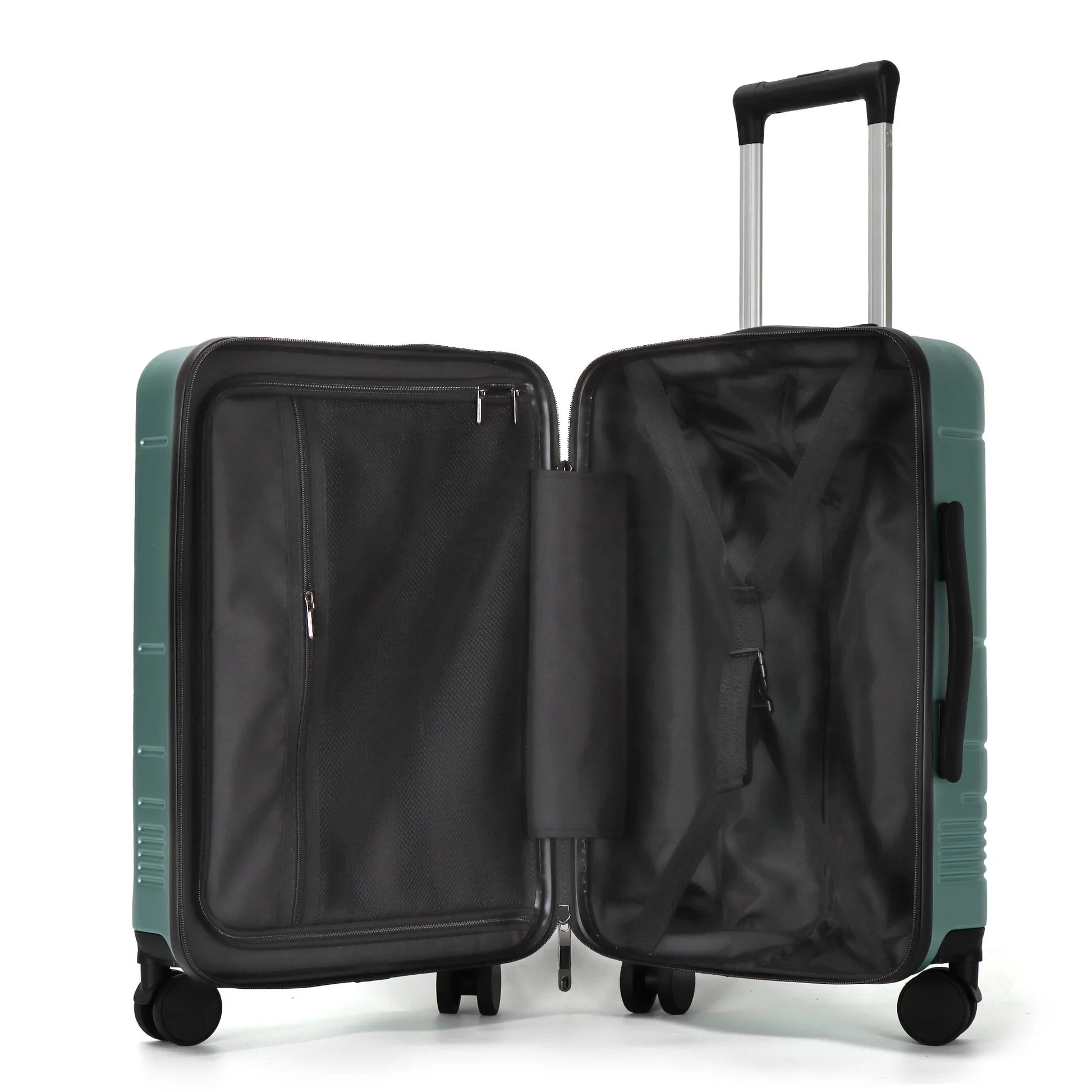 KTX-879315 Stylish Carry-On Trolley Suitcase with Laptop Compartment for Travel