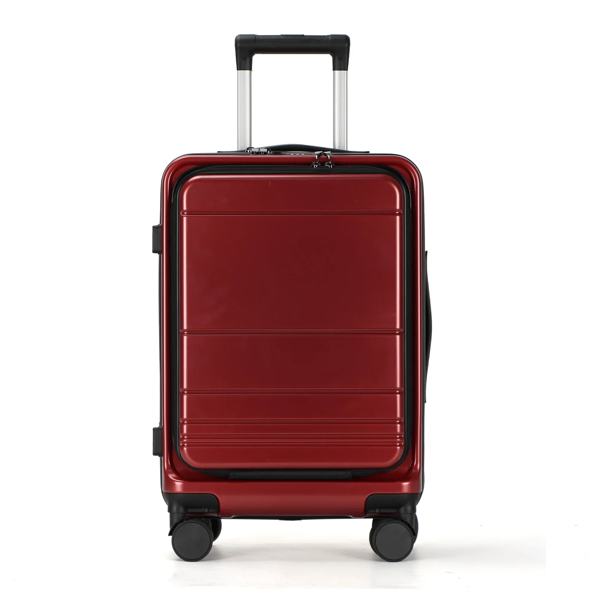 KTX-879315 Stylish Carry-On Trolley Suitcase with Laptop Compartment for Travel