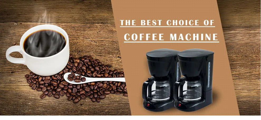 KTX-654739 Automatic Single 24-Hour Programmability Drip Coffee Maker with LCD Screen for Office and Home Use